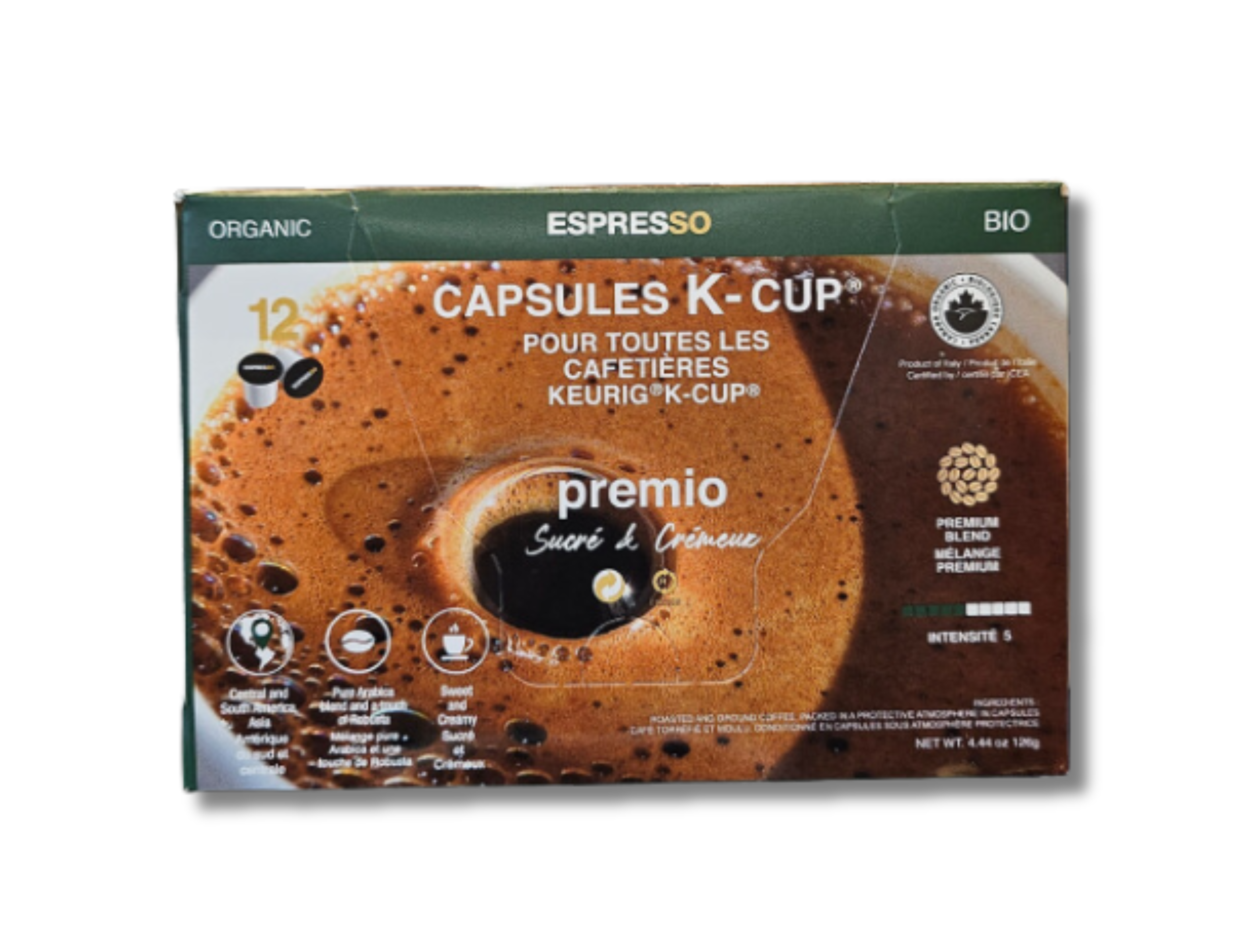 Espresso Premio Keurig Compatible 1x12